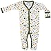 Organic Cotton Baby Clothes Long Sleeve Footie GOTS Certified (Dots, 3-6m)