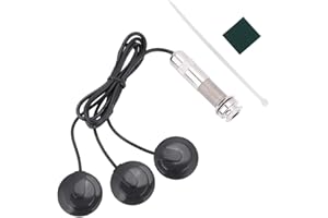 YOSOO HEALTH GEAR Universal Tonabnehmer Set Für Gitarre, Banjo, Mandoline, Violine, Ukulele Akustikinstrumente Professioneller Piezo Wandler Live Auftritte, Studioaufnahmen Hobby Musiker Aller Spiel水平