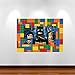 Price comparison product image Batman Superman Lego Bricks Full Multi Colour Wall Art Sticker Decal Mural Children's Bedroom Transfer Graphic Print