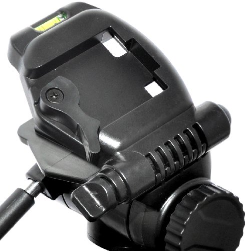 Trepied 75  195cm Heavy Duty Professionnel Universel Tete Fluide pour DSLR Appareil Photo Canon Nikon Sony Pentax