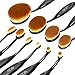 ABODY 10pc Oval Soft Makeup Brush Set Toothbrush Foundation Cosmetic Cream Powder Blush Kits Professional Makeup Tool Cosmetic Brush