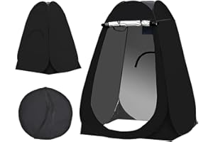 TUKAILAI Portable Pop up Tent Privacy Shelter, for Outdoor Camping Caravan Picnic Toilet & Shower, Fishing Sunshade, Beach Dressing Changing Room, with Zippered Carrying Bag