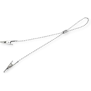 Dental Bib Clip Blue Dental Bib Holder Clip With Flexible Ball Chain - Color Coded For Clinics Dental Bib Clip Blue Dental Bib Holder Clip With Flexible Ball Chain - Color Coded For Clinics