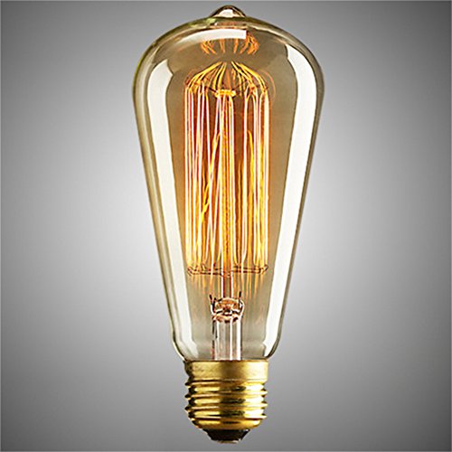 E27 Edison 40Watt Vintage Vintage Style Retro Light Bulb Lamp Warm White 220V - 2
