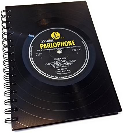 The Beatles, Rubber Soul, Vinyl Record A5 Notebook gift