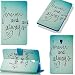 Produktbild Ooboom® Samsung Galaxy Tab A 8.0 2017 Hülle Flip PU Leder Tasche Case Cover Wallet Standfunktion mit Kartenfächer für Samsung Galaxy Tab A 8.0 2017 - Forever and Always