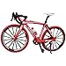 Produktbild Cicony Metallmodell, Maßstab 1:10, Druckguss, Rennrad, Finger-Mountainbike, Mini-Modell Radfahren, Druckguss-Spielzeug, Schreibtisch-Sammlung, rot, Free Size
