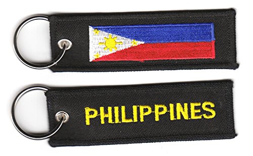 Preisvergleich Produktbild Schlüsselanhänger Philippinen Anhänger Fahne Flagge FLAGGENMAE®