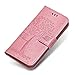 Price comparison product image The Grafu iPhone 6 / 6s Case, Flip Leather Wallet Cover, Premium Shockproof Magnetic Case with Kickstand and Free Tempered Glass Screen Protector for Apple iPhone 6 / 6s, Pink