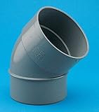  Adequa sistemas de canalón - Codo 45 pvc cv-4 macho-hembra diámetro 110