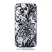 Produktbild Samsung Galaxy S4 Mini/i9190 Hülle [Mit gehärtetem Glas-Bildschirmschutz], Grandoin (TM) modische flexible schöne Zeichnung aufgedruckte Muster-stoßabfangende-Gehäuse-Hülle, ausgezeichneter weicher Qualitäts-Silikon-Gummi Extra ultra dünnes buntes TPU Design-schützende Rückseiten-Abdeckungs-Hülle Ideal passend für Samsung Galaxy S4 Mini/i9190