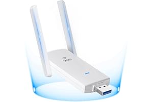 PHAVN Chiavetta WiFi per PC Fisso, 1300Mbps USB WiFi Adapter ad Alta Velocità Dual Band 2.4G&5G WiFi Dongle, Chiavetta WiFi per PC/Desktop/Laptop, Adattatore USB Supporto Windows7/8/8.1/10/Mac OS 10.9~10.15