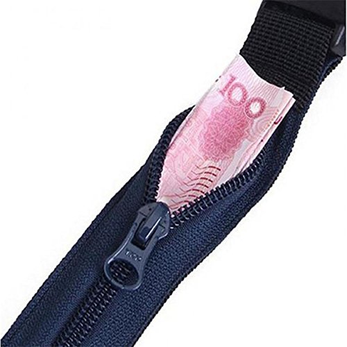 Buyworld New Designed Travel Anti Theft Wallet Belt with Secret Compartment Hiding Stash Money Belt Waterproof Adhesive Belt Bag 2017