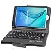 Produktbild Smart Keyboard Case für Samsung Galaxy T377 Tab E 8.0 Zoll Portfolio Slim Fit Folio Leder Schutzhülle mit Abnehmbarer Magnet Bluetooth Tastatur kompatibel Galaxy SM-T375 Tablet