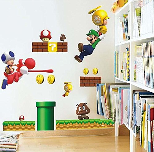 Wand-Sticker, Motiv: Super Mario - 4