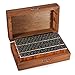 Produktbild Dosige 70-tlg. Holz Gummi Stempel Set Box Holz Stempelset Alphabet Buchstaben Zahlen für tägliches Schreiben und Festival -Karten