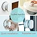 Produktbild Bad Accessoires Set, mamum Kunststoff Bad Sicherheit Griff Saugnapf Handlauf Haltegriff Bad Griff-Badewanne Dusche Bar Schiene