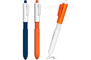 EIHI 2 Pezzi Penna per pistola ad acqua, Sicuro Fun Prank Penna ad acqua, con di Divertimento Scherzo, Giocattolo Penna ad acqua Giocattolo Scherzo, Giocattoli d'acqua a penna creativa