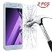 Produktbild Samsung Galaxy A3(2017) Schutzfolie, KKtick Displayschutz für Samsung Galaxy A3(2017) A320F A3200 4.7" temperiert Transparent Ultra Klar Film folie Displayschutzfolie (2 PCS)