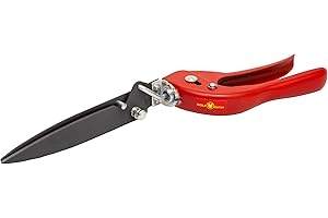 Wolf-Garten 7033004 RI-T - Forbici per Erba Promotion, Rosso/Nero