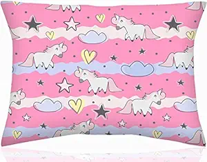 HEGZI Toddler Pillow - Kids Pillow for Girls - Unicorn Pillows - Plush - 12