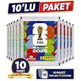 Panini FIFA World Cup 2026 Sticker 10'l&uuml; Paket