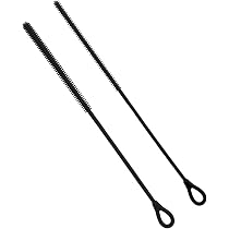 Strohhalm Reinigungsbürsten Set - 4 Stück Silikon Bürsten, Biegsam, Für 6mm & 8mm Strohhalme, Wiederverwendbar