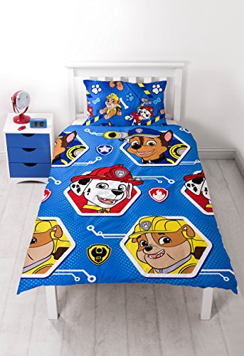 Character World Charakter von Nickelodeon Paw Patrol 'reversible' Bettbezug einfach wendbar