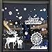 Produktbild HAPPYLR Weihnachtsschmuck Szene Layout Schaufenster Glas Aufkleber Tür Fenster Fenster Weihnachtsbaum Alte Fensteraufkleber, C59
