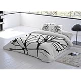 COTTON ART - funda Nordica Modelo ARBOL cama de 90 (150X260cm) + 1 FUNDA DE ALMOHADA (45X110cm) ALGODÓN 100% Disponible para cama de 90 105 135 150 y 180.