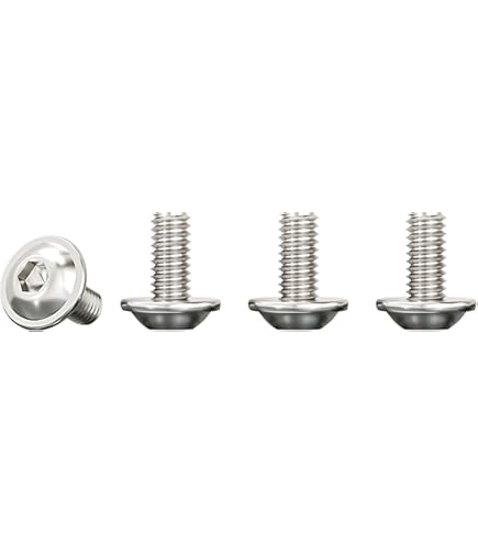 TERF® Viti M6 X 8 Mm Con Testa A Bottone Esagonale Ad Alta Resistenza Di - Foto 6