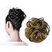 FESHFEN Hair Bun Updo Extensions?B? Hair pieces Hair Ribbon Ponytail Extensions Hair Scrunchy Scrunchies Wavy Curly Messy Hair Bun Extensions