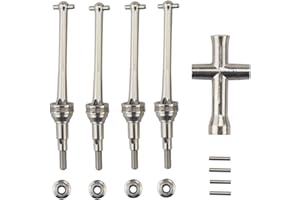 BLLRC 4PCS 16410S Front und Heck Metall Antriebswelle CVD Kit für MJX H16E H16P H16GT H16DR H16BM H16PL 16208 16210 16207 RC Funkgesteuerte Auto Upgrade Zubehör