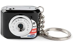 Camnoon X3 Mini Mini Ad Alta Denifition Digital Camera Mini DV Supporto 32 GB TF Card con Microfono Nero