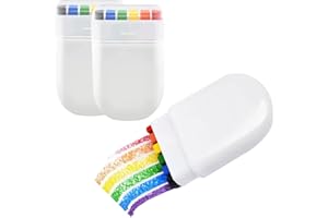 VPOUERY 3Pcs Pride Makeup LGBTQ Accesorios para reuniones al aire libre desfiles fiestas y otras actividades de color de la cara del arco iris