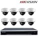 Produktbild Hikvision Überwachungskamerasystem NVR DS-7608NI-K2/8P Embedded Plug & Play 4K NVR + Hikvision 8MP Englisch IP-Kamera DS-2CD2185FWD-IS Dome CCTV-Kamera IP67 Audio Erweiterbar POE Sicherheitskamera SD-Kartensteckplatz + Seagate 4TB HDD (8 Kanal + 8 Kamera)