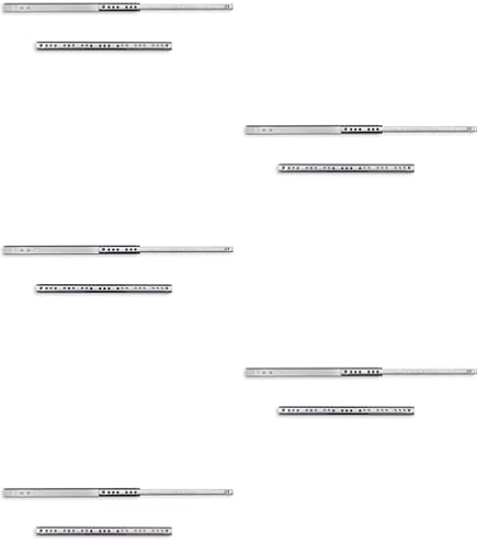 1/2/5 Pair Drawer Runners Slides 350mm 450mm 500mm 550mm Full Extension Trailers | Australia - View #9