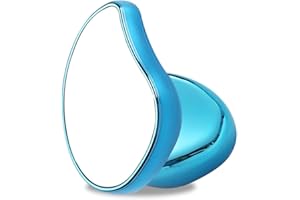 AMNF Epilatore di cristallo, pietra epilatoria nano indolore e setosa per il corpo, pietra di depilazione esfoliante riutilizzabile per la pelle, veloce e facile da pulire (blue)