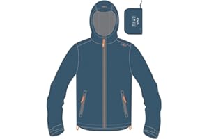 CMP Kurtka przeciwdeszczowa Uniseks - dzieci Dziecięca Kurtka Deszczowa Z Kapturem Stałym