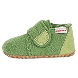 Schmale Passform GIESSWEIN Unisex-Kinder Oberstaufen Niedrige Hausschuhe, Grün (Gras 467), 27 EU