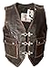 Produktbild Lederweste Motorradweste Biker Weste Herren aus hochwertigem Leder (3XL, 12)