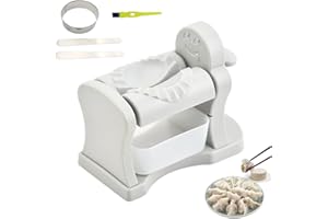 AXROAD MALL Household Dumpling Maker Machine, Semi Automatic Dumpling Maker Press Mould Quick Dumpling Empanadas Pierogi Maker Tools for Home Kitchen Restaurant