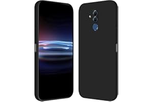 RankOne Funda para Huawei Mate20 Lite (6.3" Inches) Carcasa de Silicona de TPU Suave - Negro