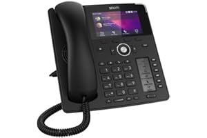 Snom D785N IP Telefon, SIP Tischtelefon, 4,3" TFT-Farbdisplay 480 x 272 Pixel, 12 SIP-Identitäten, Sensorhakenschalter, USB, 48 selbstbeschriftende Schlüssel (12 physische), Schwarz, 00004599