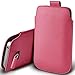 Price comparison product image Aventus (Light Pink) Samsung Galaxy A5 (2017) Case High Quality Pouch Sleeve Faux Leather Case Cover with Pull Tab Cord Slip In