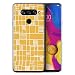 Produktbild eSwish Gel TPU Hülle/Case für LG V40 ThinQ/Gelb Muster/Lu Summers Zäune Kollektion