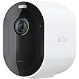 Arlo Pro3 Wireless Home Security Camera System CCTV, WiFi, 6-Month Battery Life, Colour Night Vision, Indoor or Outdoor, 2K HDR, 2-Way Audio, Spotlight, 160° View, Alarm, Camera only, VMC4040P