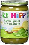 Hipp Rahm-Spinat mit Kartoffeln