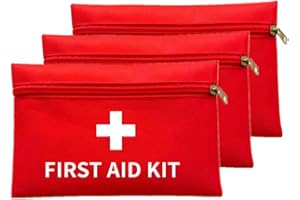 VIPSTAR Botiquin de Primeros Auxilios,3 PCS Kits de Supervivencia de Emergencia Primeros Auxilios Portátil Bolsa para Viajes al Aire Libre Casa