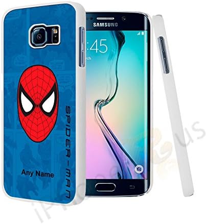 Personalised Customised Superhero Any Name You Want Phone case cover for iPhone 4/4S, 5/5S 5c, 6/6S, &amp; S6 Edge Galaxy A3 Galaxy A7 Xperia Z3 Xperia Z3 Compact Plastic phone cases. (Spiderman, Samsung Galaxy S6 Edge)
